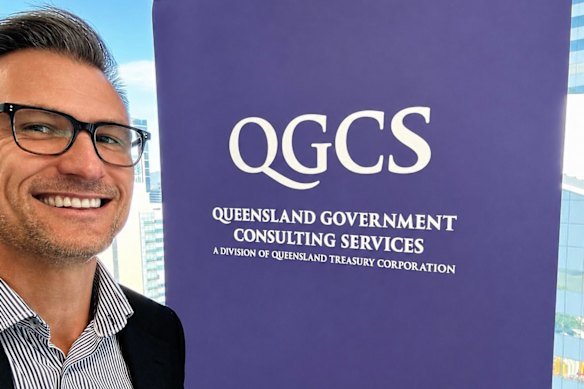 New Queensland Government Consulting Services executive director Lachlan Smith sharing news of his shift on (where else but) LinkedIn.