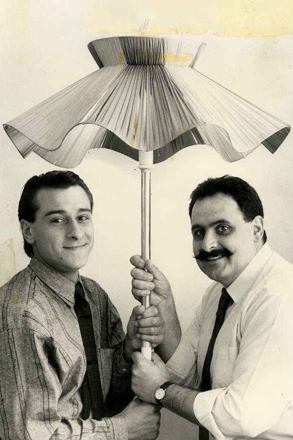 The pair in 1986.