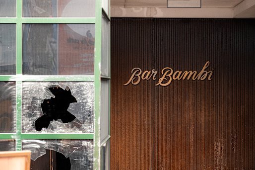 Bar Bambi in ACDC Lane in Melbourne’s CBD is one of several nightspots recently damaged in arson attacks. 