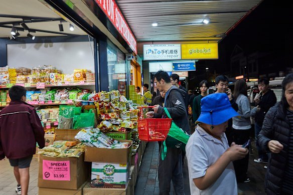 In Eastwood, in Sydney’s north-west, the 2021 census showed 48 per cent of residents have Chinese ancestry and almost 9 per cent have roots in Korea.