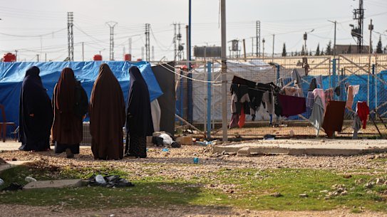 The al-Roj Camp in eastern Syria.