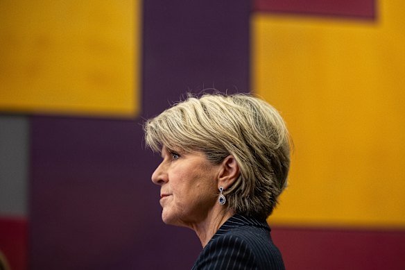 Former ANU Chancellor Julie Bishop left her position seven months early.