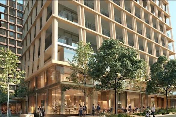 An artist’s impression of the proposed Orchard Piper project.