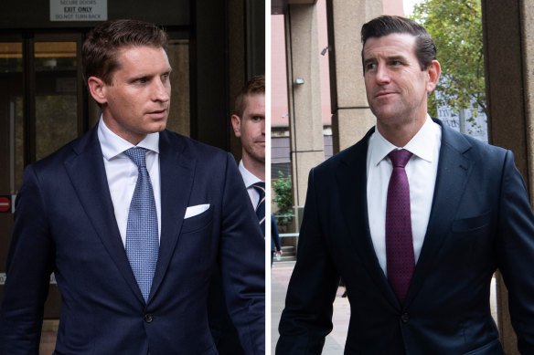Andrew Hastie gave evidence in the defamation case brought by Ben Roberts-Smith. 