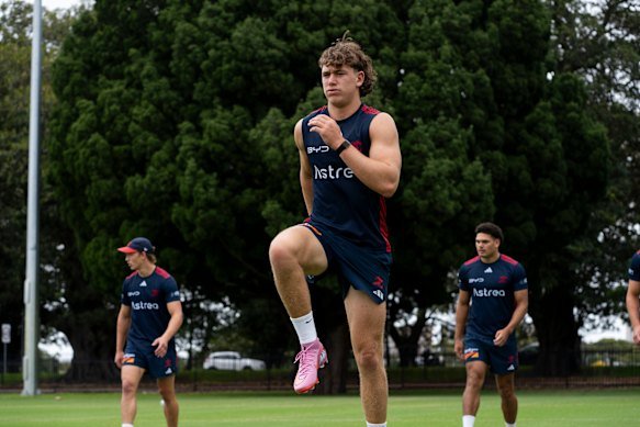 Roosters youngster Rex Bassingthwaighte.