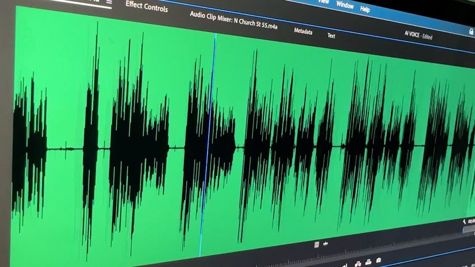 Audio wavelengths in an editing tool