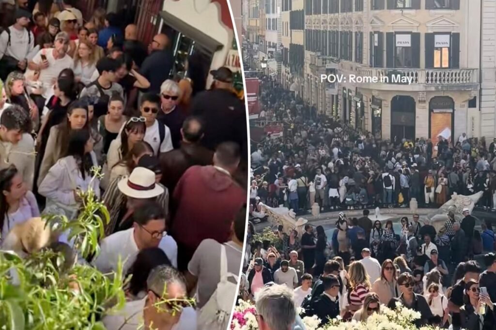 Throngs of tourists overrun Italian hot spots as high vacation season kicks off
