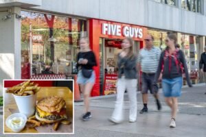 Five Guys closing multiple California stores, including 2 LA County locations