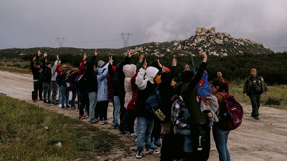 Migrants at US-Mexico border
