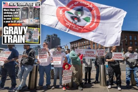 Exclusive | Hundreds of picketing LIRR workers strike it rich with 0K-plus overtime hauls: ‘System is so distorted’