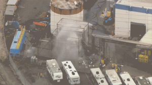 California officials warn massive chemical tank will likely spill thousands of gallons or ‘blow up’