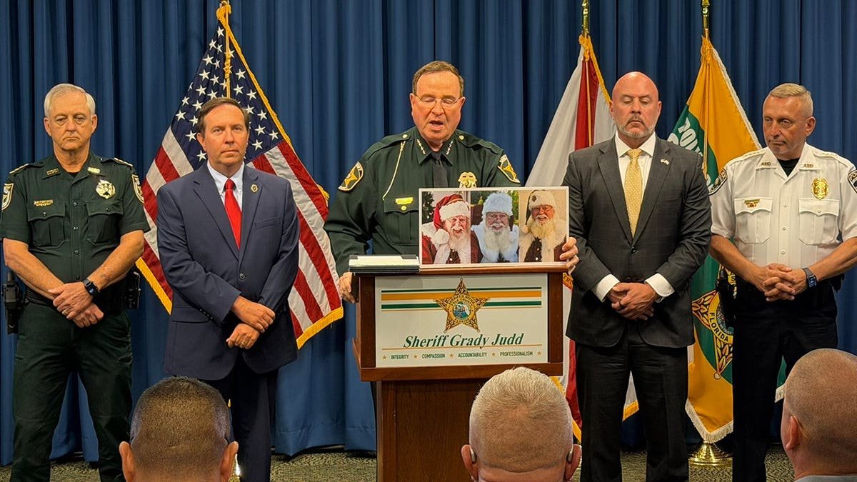 Sheriff Grady Judd hosts press conference in Florida