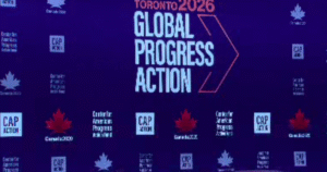 ‘We have to take risks again’: Carney speaks at Toronto global summit