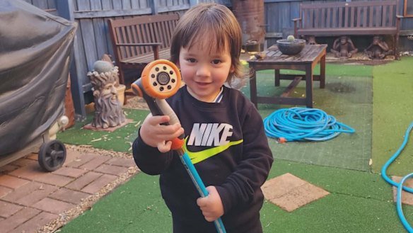 Three-year-old Jordan Dashwood has died in a house fire in Werribee.