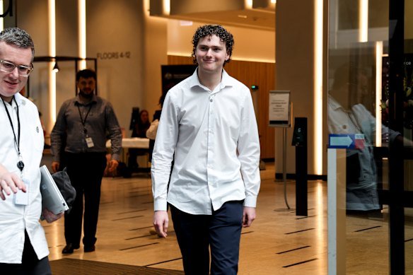 Witness Blake Shaw spoke about his experience during a Jewish school’s excursion in Melbourne.