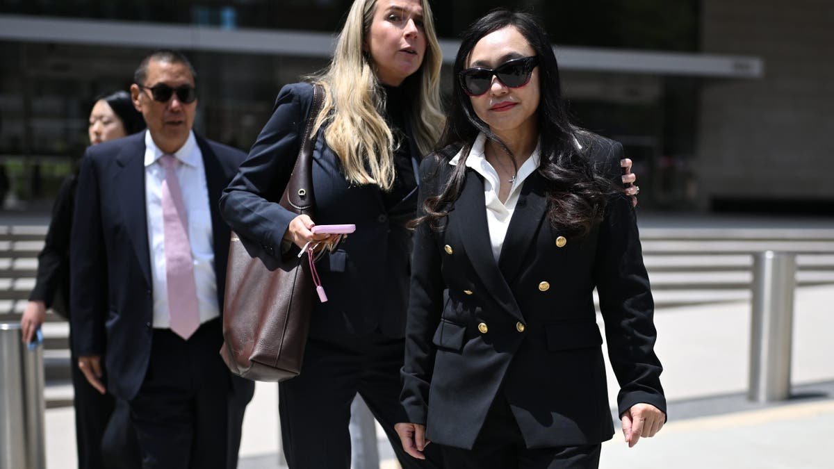 Former Arcadia Mayor Eileen Wang arrives at federal court for guilty plea hearing in China agent case