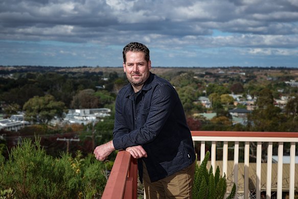 Small business owner David Warburton, 40, hopes the budget doesn’t include inflationary cost-of-living handouts.