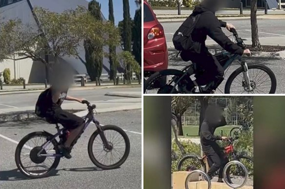 A local mother took these photos after being accosted at Charles Riley Reserve in North Beach.