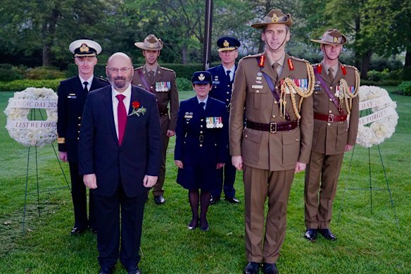 Major General Andrew Freeman (right) served as Australia’s defence attache in Washington. 
