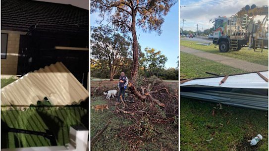 Parts of Bunbury and surrounds may have experienced a tornado overnight. 