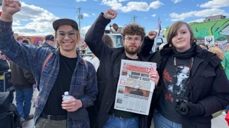 Communist, socialist activists push 20-hour workweek, property seizures as presence at protests grows