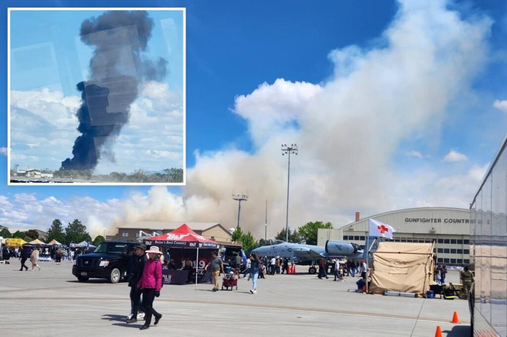 Idaho air show horror after 2 jets crash in front of frightened spectators