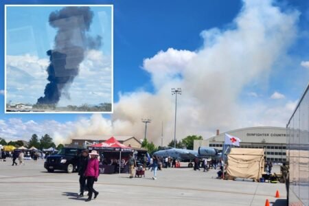 Idaho air show horror after 2 jets crash in front of frightened spectators