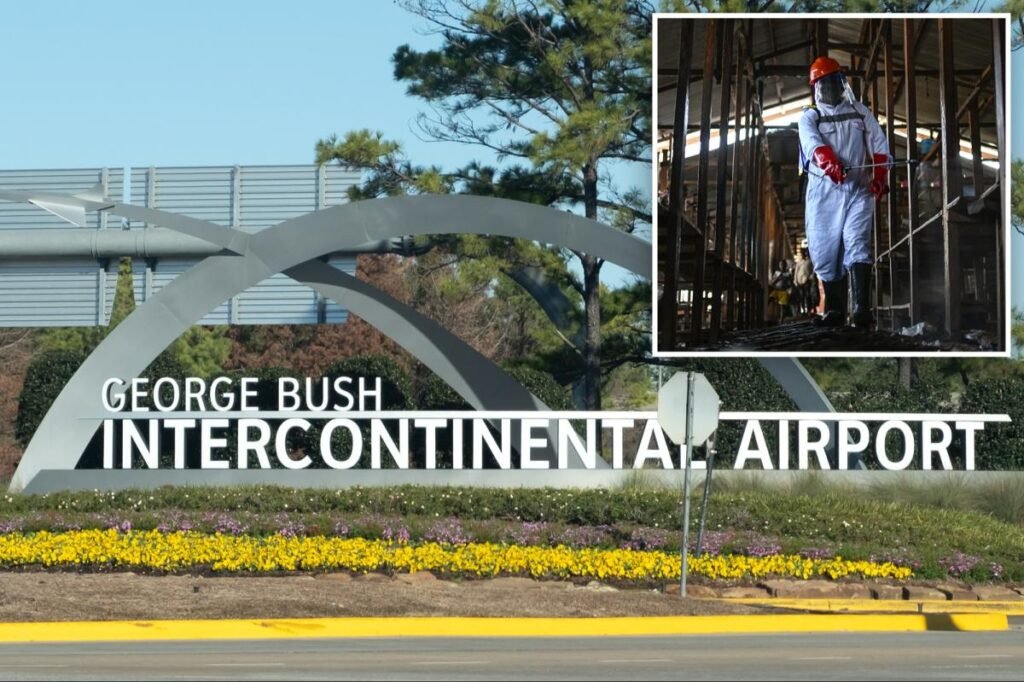 Bush Airport in Houston now 1 of 3 US entry points for Africa travelers amid Ebola outbreak Bush Airport in Houston now 1 of 3 US entry points for Africa travelers amid Ebola outbreak