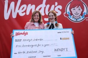 Ohio woman wins free Wendy’s burgers for a year after bizarre lookalike contest victory