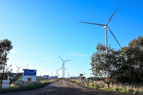 The Golden Plains Wind Farm is the nation’s largest wind project.