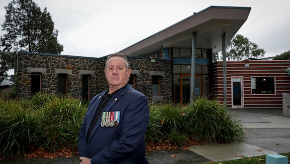 Doreen RSL president Wes Wridgway at the Brookwood Community Centre.