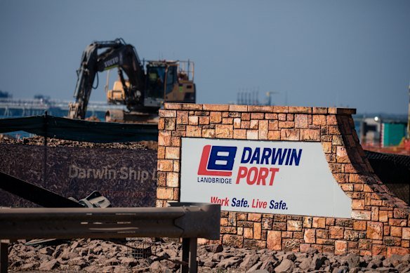 The Port of Darwin was leased for nearly a century to Chinese firm Landbridge in a controversial deal. 