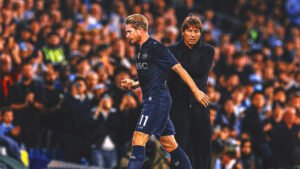 Napoli’s Kevin De Bruyne Suffers Split Cheekbone, Antonio Conte Confirms