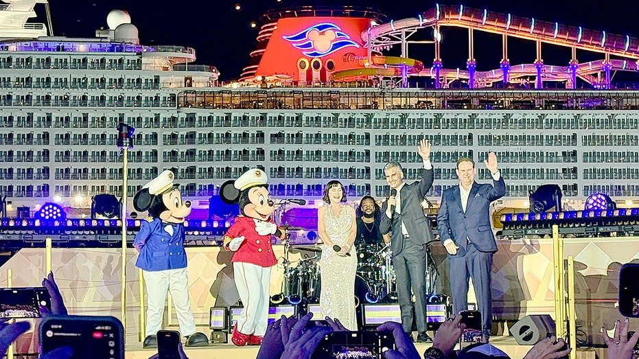 Disney executives during Destiny christening