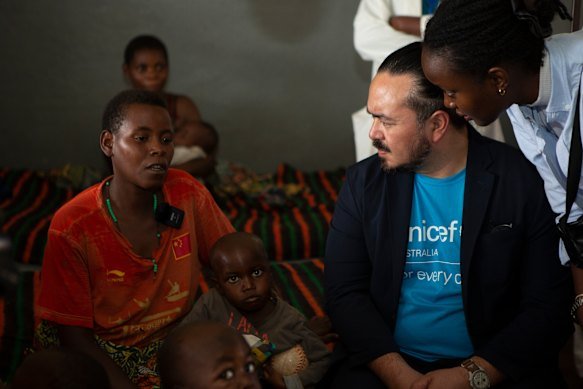 Adam Law visits Gitega hospital in Burundi to see how malnutrition is managed.