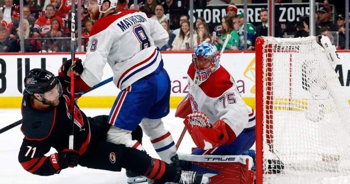 ‘A little bit snake-bit’: Canadiens encouraged after top line breaks out in Game 1 ‘A little bit snake-bit’: Canadiens encouraged after top line breaks out in Game 1