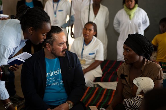 Adam Liaw visits the Gitega Hospital in Burundi, Africa.