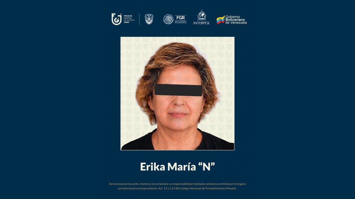 mugshot of woman with eyes censored