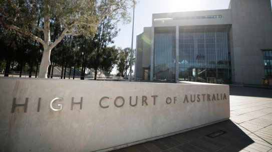 The High Court of Australia in Canberra.