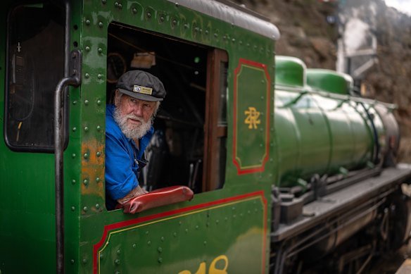 Australia’s longest-serving railway volunteer, Mick Marriott-Statham, has dedicated more than five decades to the Zig Zag Railway in the Blue Mountains.