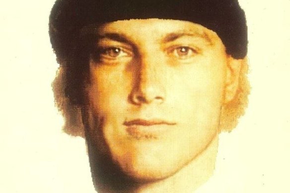 A likeness of the alleged offender released by police on Sunday as they reopen the case of the 1994 Armatruck robbery.