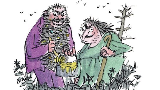 The Quentin Blake illustration for the cover of The Twits, by Roald Dahl.