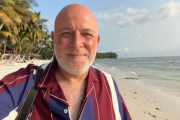 Harry Mitsidis – the world’s most travelled man – in Equatorial Guinea.