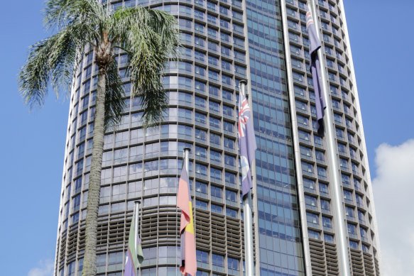 Queensland government headquarters at 1 William Street.