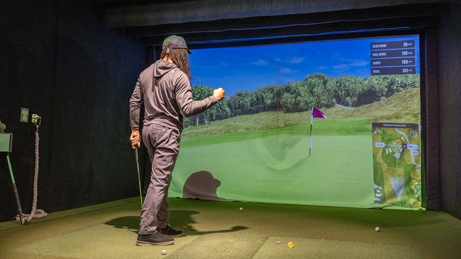 Golfer at Five Iron