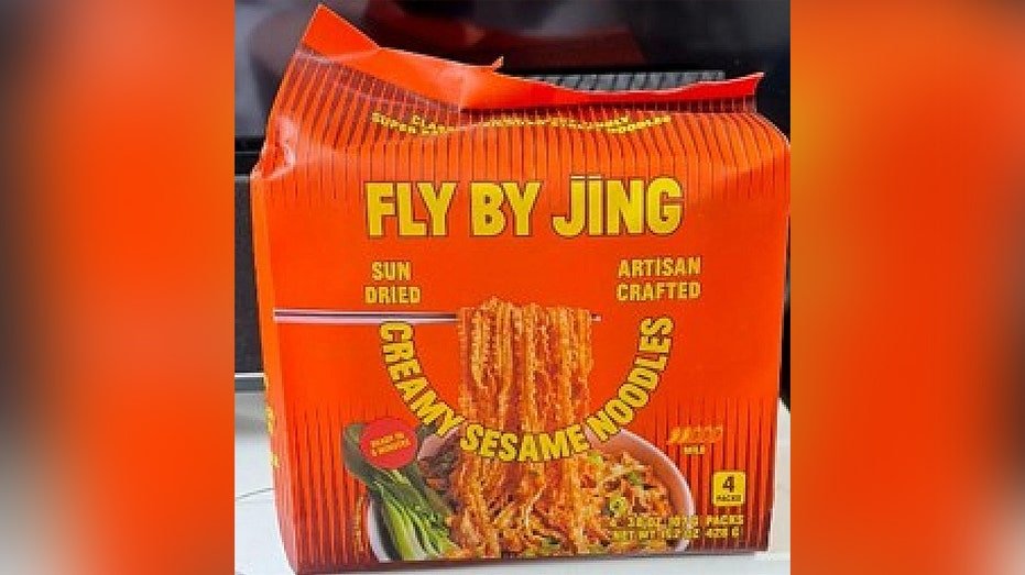 orange package of fly by jing Creamy Sesame Noodles