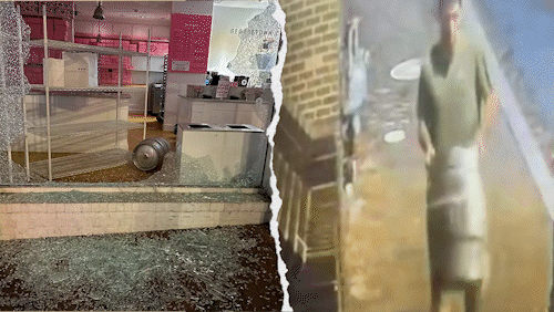 Man throws beer keg through front window of beloved Georgetown Cupcake shop known for reality series Man throws beer keg through front window of beloved Georgetown Cupcake shop known for reality series