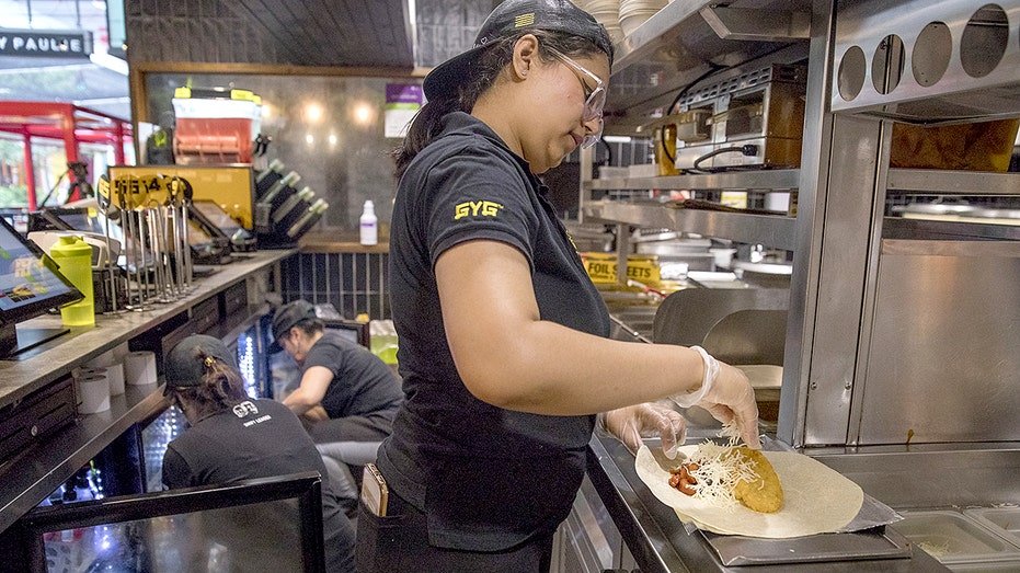 Guzman y Gomez restaurant worker in Sydney