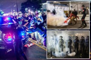 Delaney Hall anti-ICE clashes rage on – despite New Jersey Gov. Mikie Sherrill’s ‘peaceful’ protest zone Delaney Hall anti-ICE clashes rage on – despite New Jersey Gov. Mikie Sherrill’s ‘peaceful’ protest zone