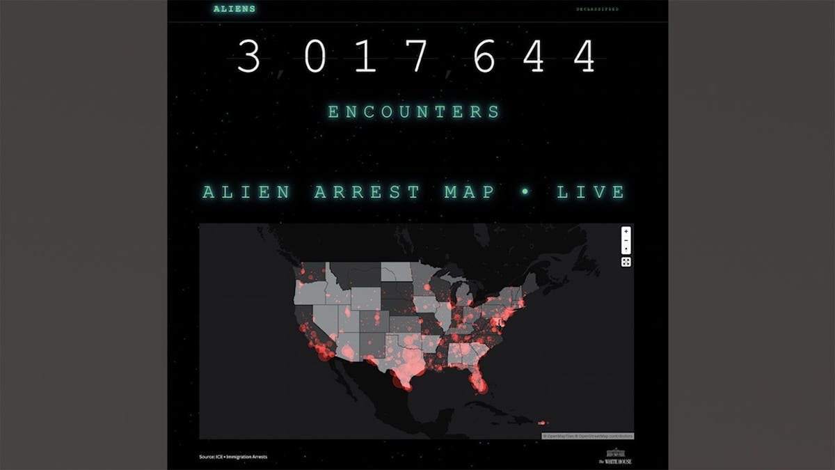 White House illegal alien tracker website